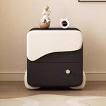 Casaconer | ナイトテーブル・ベッドサイドテーブル・40cm/45cm/50cm幅・無垢材・アーチ型収納・引き出し付き・北欧風デザイン・コンパクト設計