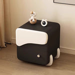 Casaconer | ナイトテーブル・ベッドサイドテーブル・40cm/45cm/50cm幅・無垢材・アーチ型収納・引き出し付き・北欧風デザイン・コンパクト設計