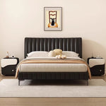 Casaconer | ナイトテーブル・ベッドサイドテーブル・40cm/45cm/50cm幅・無垢材・アーチ型収納・引き出し付き・北欧風デザイン・コンパクト設計