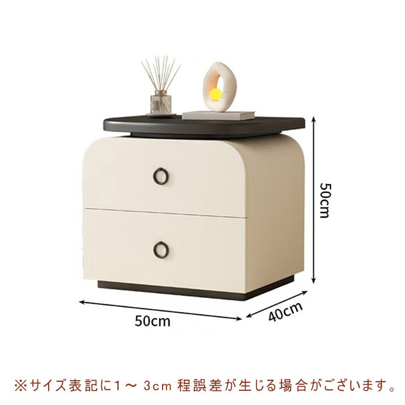 サイドテーブル おしゃれ 収納 ナイトテーブル スリム 北欧 引き出し ベッドサイド ソファベッド サイドテーブル モダン 2段 寝室収納 収納ラック リビング収納 韓国風 可愛い白 ホワイト グレー サイドチェスト
