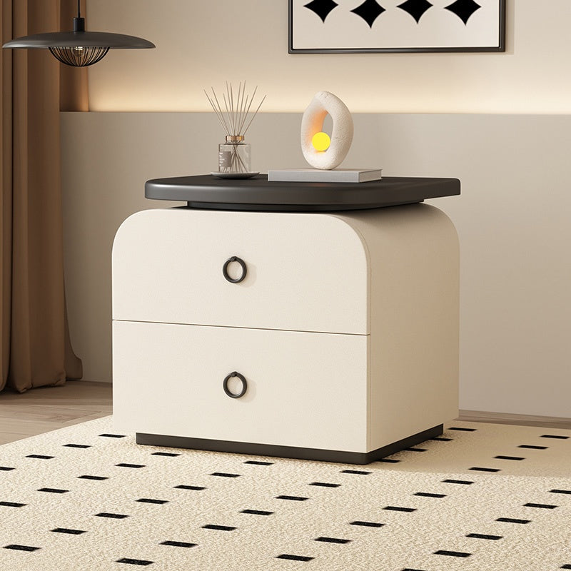 サイドテーブル おしゃれ 収納 ナイトテーブル スリム 北欧 引き出し ベッドサイド ソファベッド サイドテーブル モダン 2段 寝室収納 収納ラック リビング収納 韓国風 可愛い白 ホワイト グレー サイドチェスト
