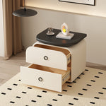 サイドテーブル おしゃれ 収納 ナイトテーブル スリム 北欧 引き出し ベッドサイド ソファベッド サイドテーブル モダン 2段 寝室収納 収納ラック リビング収納 韓国風 可愛い白 ホワイト グレー サイドチェスト