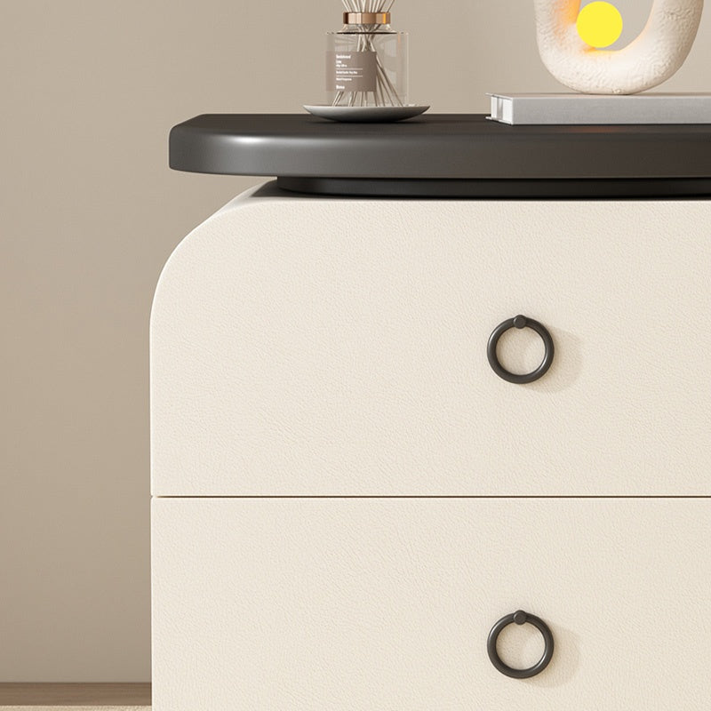 サイドテーブル おしゃれ 収納 ナイトテーブル スリム 北欧 引き出し ベッドサイド ソファベッド サイドテーブル モダン 2段 寝室収納 収納ラック リビング収納 韓国風 可愛い白 ホワイト グレー サイドチェスト