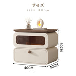 サイドテーブル おしゃれ 収納 ナイトテーブル スリム 北欧 引き出し ベッドサイド ソファベッド サイドテーブル モダン 2段 寝室収納 収納ラック リビング収納 韓国風 可愛い サイドチェスト