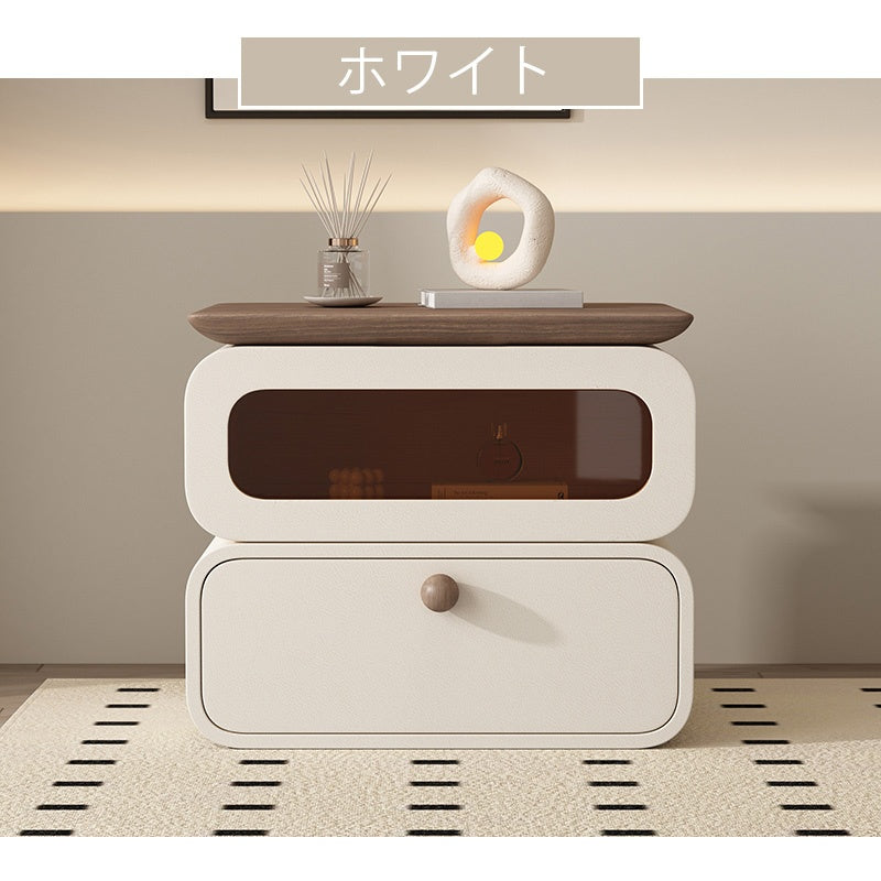 サイドテーブル おしゃれ 収納 ナイトテーブル スリム 北欧 引き出し ベッドサイド ソファベッド サイドテーブル モダン 2段 寝室収納 収納ラック リビング収納 韓国風 可愛い サイドチェスト