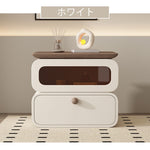 サイドテーブル おしゃれ 収納 ナイトテーブル スリム 北欧 引き出し ベッドサイド ソファベッド サイドテーブル モダン 2段 寝室収納 収納ラック リビング収納 韓国風 可愛い サイドチェスト