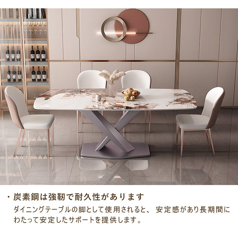 ダイニングテーブル&チェアセット,ダイニング5点セット,食卓,食事テーブル,ラグジュアリー,セラミック,上質,丈夫さ