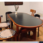 Casaconer | ダイニングテーブル・テーブル・折りたたみ・4人・6人・折り畳みダイニングテーブル・セラミック・テーブルのみ・ダイニング・幅160/180・シンプル・4人掛け用・6人掛け用・おしゃれ・食卓・北欧・アンティーク風・カフェ風・テーブル単品