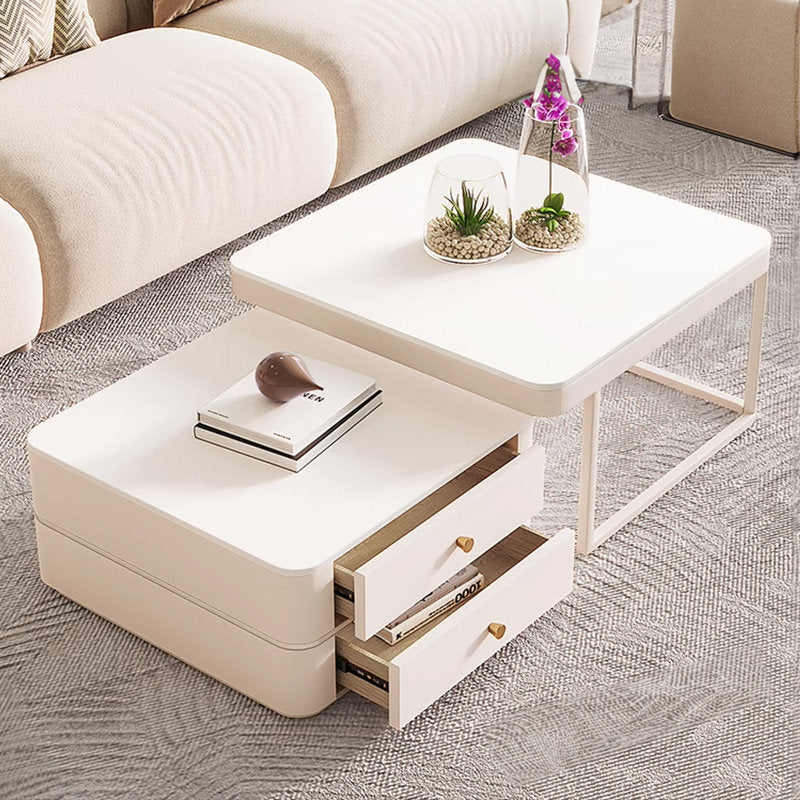 Casaconer | ネストテーブル・セラミックテーブル・リビングテーブル・収納付・幅60・幅50