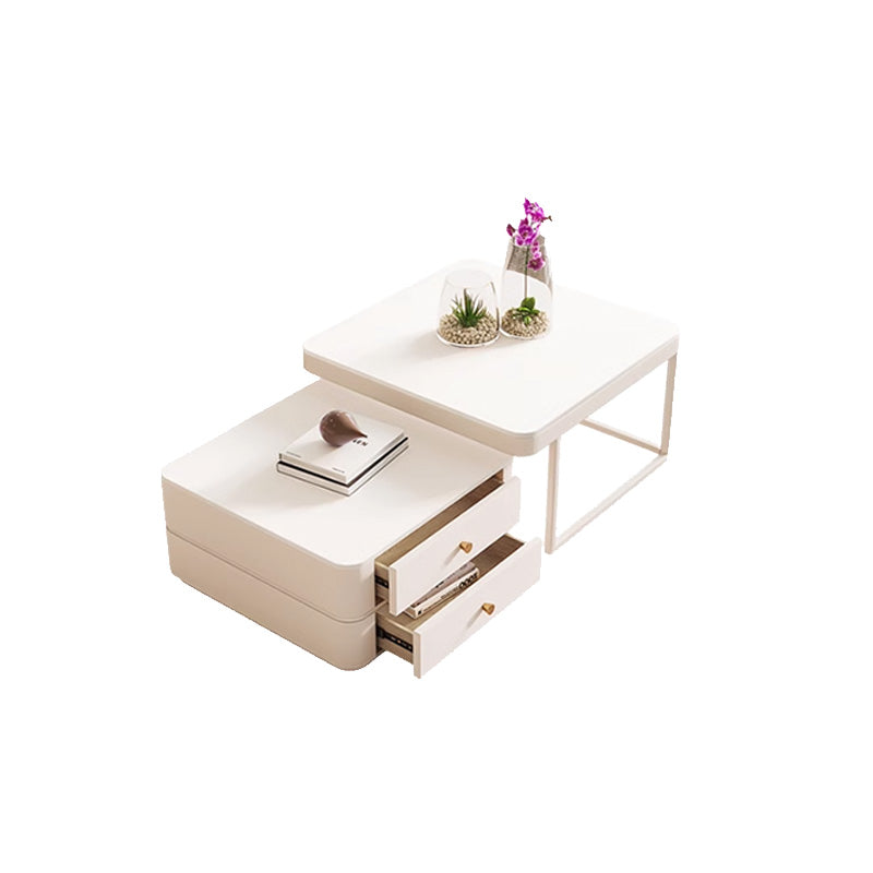 Casaconer | ネストテーブル・セラミックテーブル・リビングテーブル・収納付・幅60・幅50