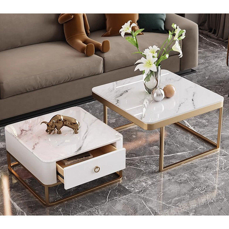 Casaconer | テーブル・セラミックテーブル・セラミック・北欧・おしゃれ・シンプル・かわいい・リビングテーブル・リビング・一人暮らし・収納付