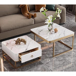 Casaconer | テーブル・セラミックテーブル・セラミック・北欧・おしゃれ・シンプル・かわいい・リビングテーブル・リビング・一人暮らし・収納付