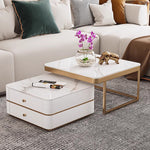 Casaconer | ネストテーブル・セラミックテーブル・リビングテーブル・収納付・幅60・幅50