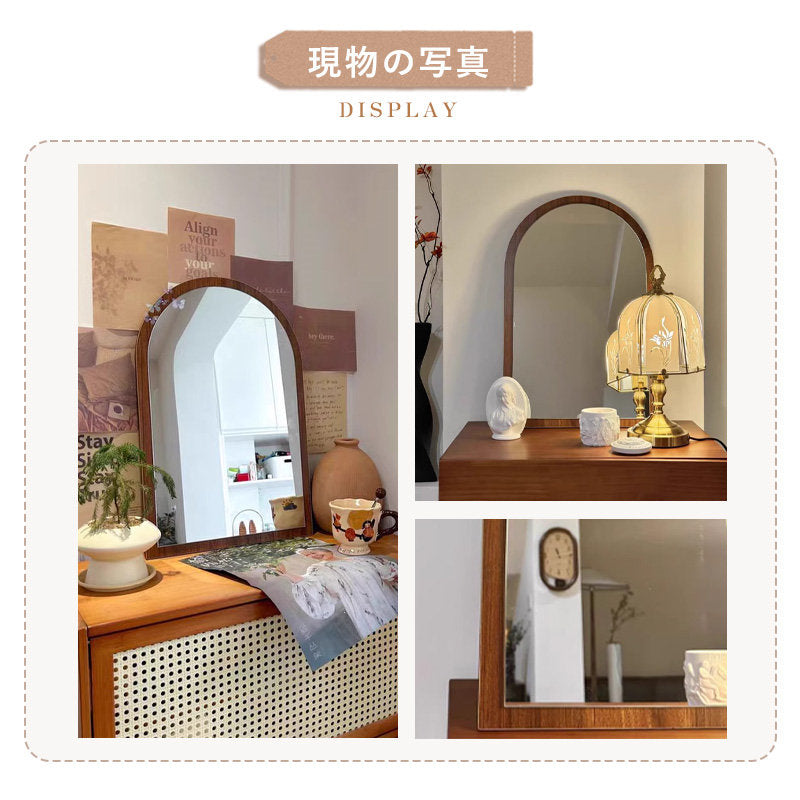 Casaconer | 完成品・鏡・壁掛け・楕円形・丸型・46・×・60・cm・おしゃれ・オーバル・鏡・ミラー・ウォールミラー・壁掛け鏡・ラウンドミラー・北欧・玄関鏡・リビング鏡・オーバル型・オーバルミラー・玄関・洗面所・洗面台・洗面・姿見・鏡・ミラー・壁・掛け