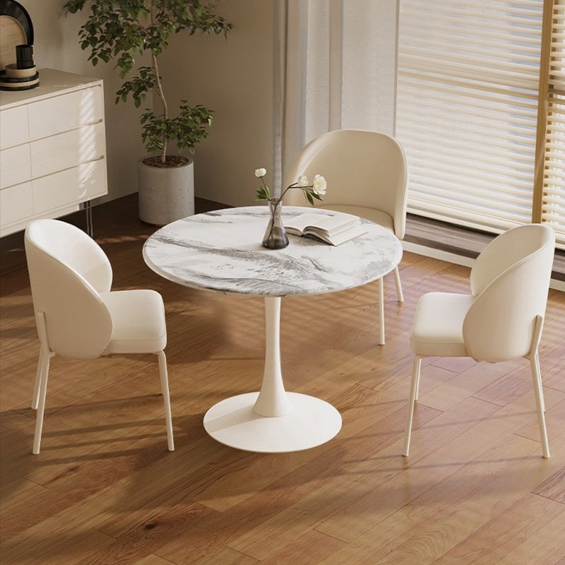 ダイニングテーブル 丸 100 テーブル セラミックテーブル セラミック天板 食事テーブル テーブル リビングテーブル 幅80 2人用 4人用 テーブル単品 セラミック 耐高温 お手入れ簡単 おしゃれ グレー ホワイト 北欧 鏡面