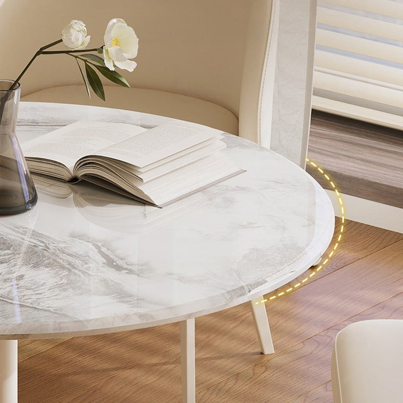 ダイニングテーブル 丸 100 テーブル セラミックテーブル セラミック天板 食事テーブル テーブル リビングテーブル 幅80 2人用 4人用 テーブル単品 セラミック 耐高温 お手入れ簡単 おしゃれ グレー ホワイト 北欧 鏡面