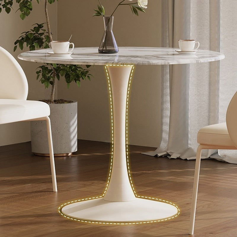 ダイニングテーブル 丸 100 テーブル セラミックテーブル セラミック天板 食事テーブル テーブル リビングテーブル 幅80 2人用 4人用 テーブル単品 セラミック 耐高温 お手入れ簡単 おしゃれ グレー ホワイト 北欧 鏡面