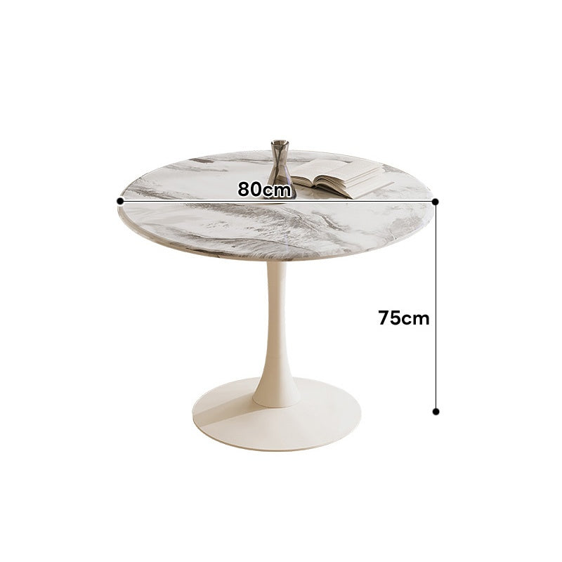 ダイニングテーブル 丸 100 テーブル セラミックテーブル セラミック天板 食事テーブル テーブル リビングテーブル 幅80 2人用 4人用 テーブル単品 セラミック 耐高温 お手入れ簡単 おしゃれ グレー ホワイト 北欧 鏡面