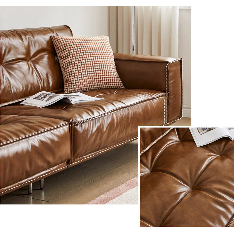 Casaconer | ソファ・レザー・おしゃれ・北欧・シンプル・ナチュラル・リビングソファ・3人掛け・2人掛け