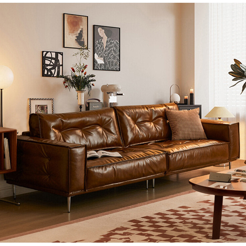 Casaconer | ソファ・レザー・おしゃれ・北欧・シンプル・ナチュラル・リビングソファ・3人掛け・2人掛け