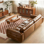 Casaconer | ソファ・レザー・おしゃれ・北欧・シンプル・ナチュラル・リビングソファ・3人掛け・2人掛け