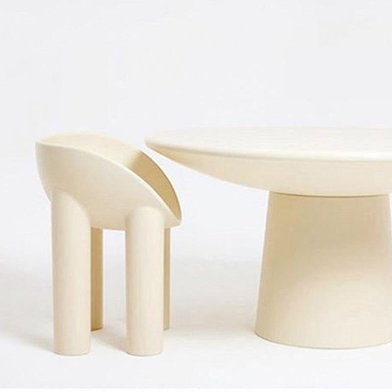 Casaconer | ダイニングチェア・エレファントチェア・FRP製・デザイナーズチェア・幅80cm・ベージュ/ブラック・軽量・耐水・耐汚・おしゃれ・椅子