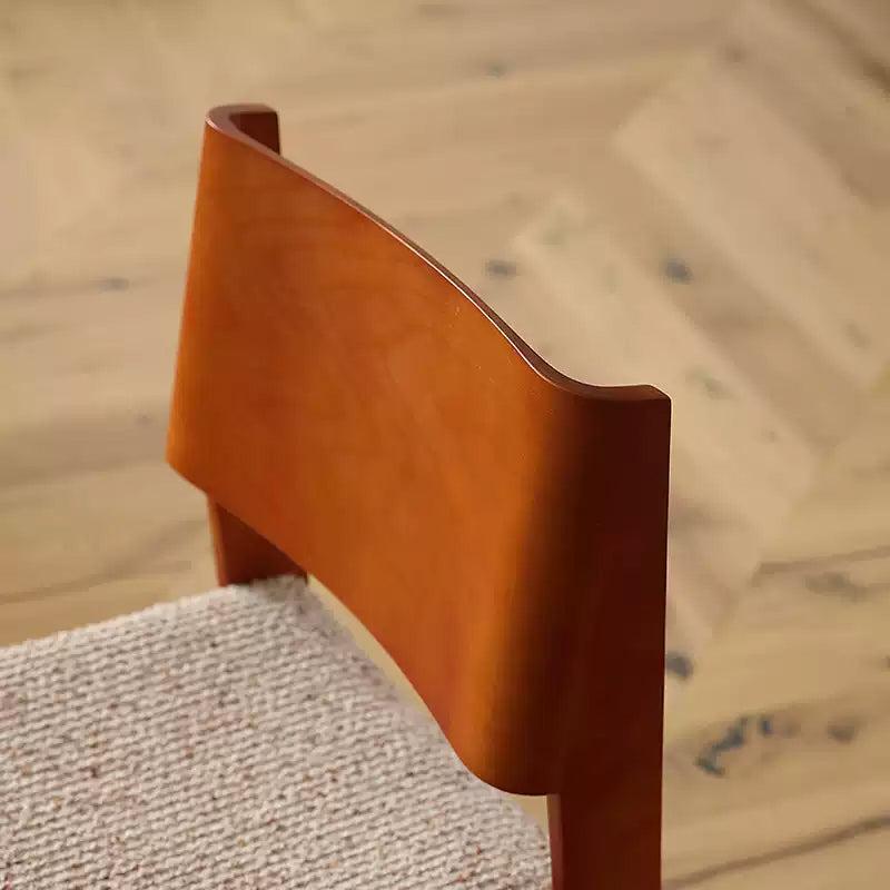 Casaconer | ダイニングチェア・モダンチェア・金属×天然木フレーム・布座面・ダイニングチェア・2色展開