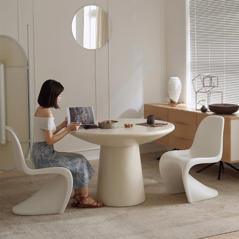 Casaconer | ダイニングテーブル・FRP素材・丸食卓・2人/4人/6人掛け・幅90cm/100cm/120cm・高さ75cm