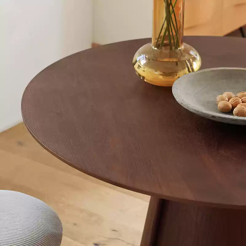 Casaconer | ダイニングテーブル・無垢材天板・セラミック天板・丸食卓・2人/4人/6人掛け・高さ75cm