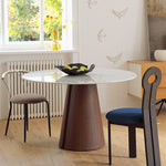 Casaconer | ダイニングテーブル・無垢材天板・セラミック天板・丸食卓・2人/4人/6人掛け・高さ75cm