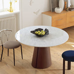 Casaconer | ダイニングテーブル・無垢材天板・セラミック天板・丸食卓・2人/4人/6人掛け・高さ75cm