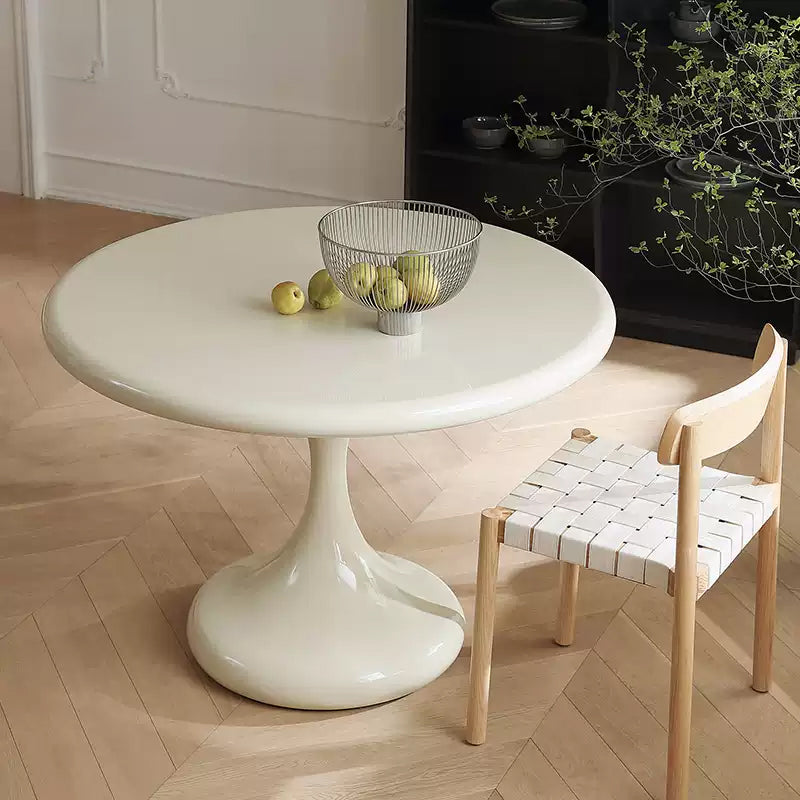 Casaconer | ダイニングテーブル・丸食卓・白・黒・2色・FRP素材・2人/4人掛け・高さ75cm・おしゃれ