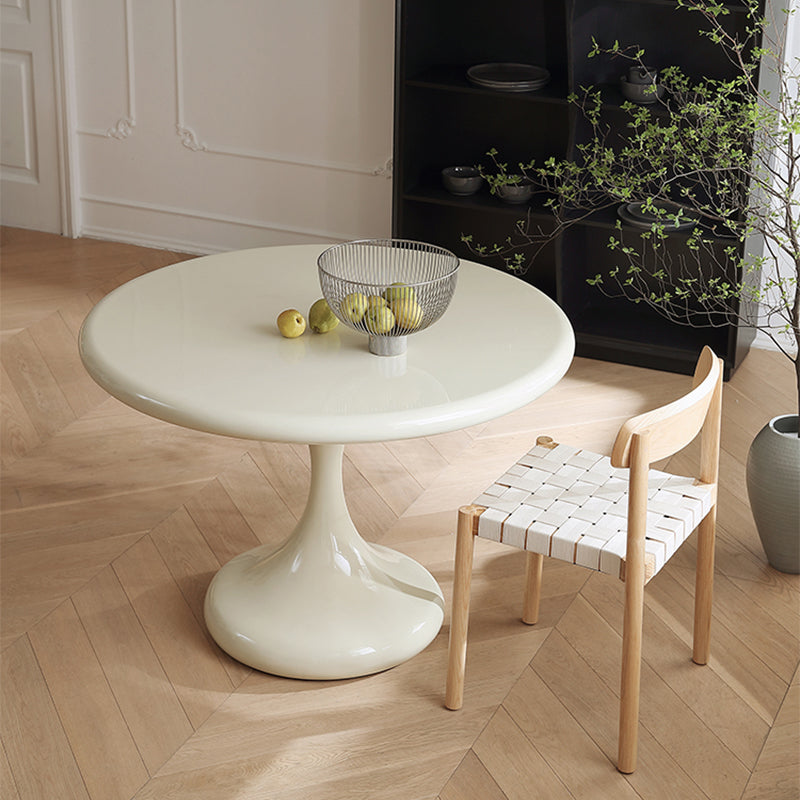 Casaconer | ダイニングテーブル・丸食卓・白・黒・2色・FRP素材・2人/4人掛け・高さ75cm・おしゃれ