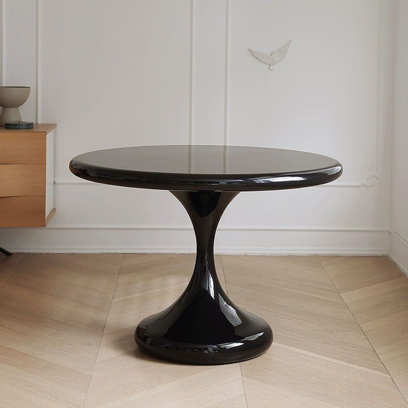 Casaconer | ダイニングテーブル・丸食卓・白・黒・2色・FRP素材・2人/4人掛け・高さ75cm・おしゃれ