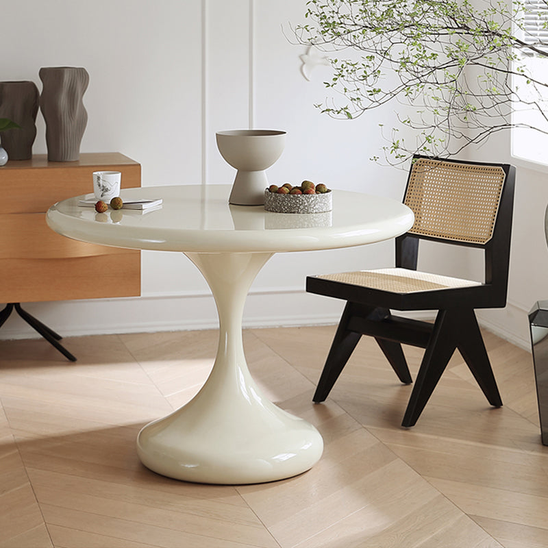 Casaconer | ダイニングテーブル・丸食卓・白・黒・2色・FRP素材・2人/4人掛け・高さ75cm・おしゃれ