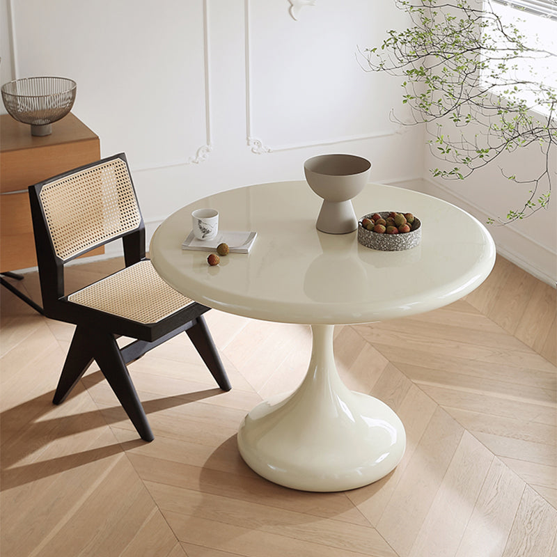 Casaconer | ダイニングテーブル・丸食卓・白・黒・2色・FRP素材・2人/4人掛け・高さ75cm・おしゃれ