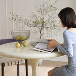 Casaconer | ダイニングテーブル・丸食卓・白・黒・2色・FRP素材・2人/4人掛け・高さ75cm・おしゃれ