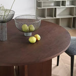 Casaconer | 無垢材ダイニングテーブル・丸食卓・円形・2色・2人/4人/6人掛け・おしゃれ・高さ75cm