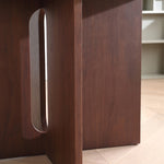 Casaconer | 無垢材ダイニングテーブル・丸食卓・円形・2色・2人/4人/6人掛け・おしゃれ・高さ75cm