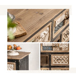 Casaconer | チェスト・おしゃれ・北欧・リビング・収納・収納棚・リビングボード・収納ボックス・収納ケース・オフィス・幅120・高さ86