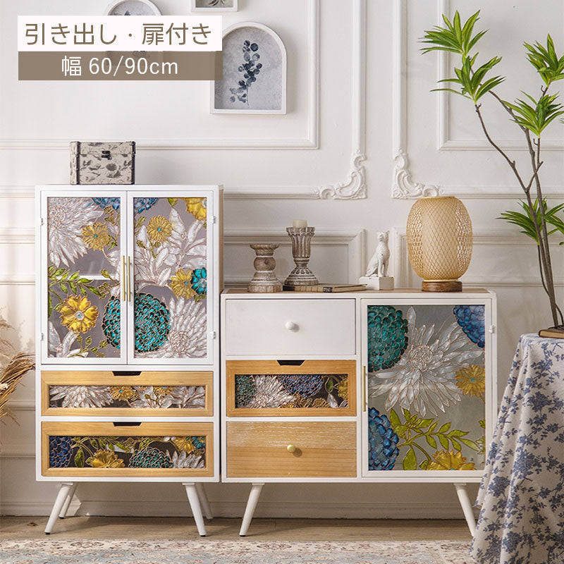 Casaconer | チェスト・北欧・おしゃれ・収納・リビング収納・収納棚・リビング・扉収納・3段