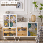 Casaconer | チェスト・北欧・おしゃれ・収納・リビング収納・収納棚・リビング・扉収納・3段