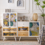 Casaconer | チェスト・北欧・おしゃれ・収納・リビング収納・収納棚・リビング・扉収納・3段