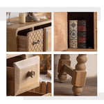 Casaconer | チェスト・おしゃれ・北欧・リビング・収納・収納棚・リビングボード・収納ボックス・収納ケース・オフィス・幅74・高さ96