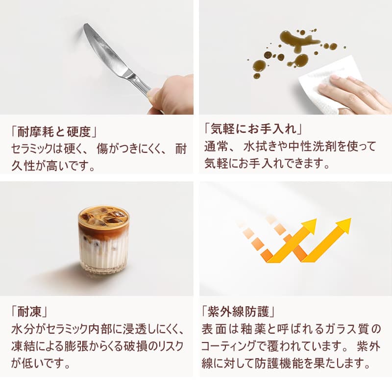 Casaconer | ダイニングテーブル・丸型・セラミック天板・幅30cm/150cm・2人掛け/4人掛け/6人掛け・伸長式・折りたたみ式・艶消し・スチール脚・モダン・北欧風・ブラック/ホワイト・おしゃれ・食卓