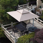 Casaconer | ガーデンパラソル・手動開閉タイプ・丸・幅300cm・日よけ・雨よけ対応・アウトドア