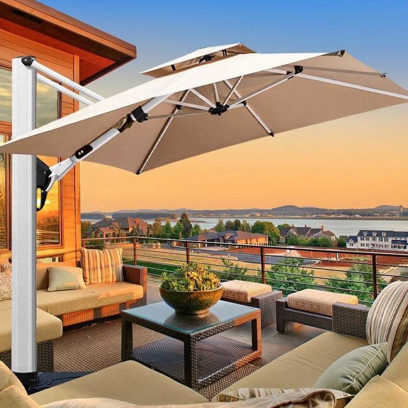 Casaconer | ガーデンパラソル・手動開閉タイプ・丸・幅300cm・日よけ・雨よけ対応・アウトドア