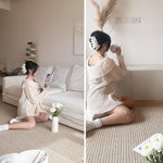 Casaconer | カーペット・おしゃれ・オールシーズン対応・北欧デザイン・ラグマット・絨毯・リビング・寝室・子供部屋・床暖房対応・カラー多数・室内用