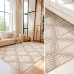 Casaconer | カーペット・おしゃれ・オールシーズン対応・北欧デザイン・ラグマット・絨毯・リビング・寝室・子供部屋・床暖房対応・カラー多数・室内用