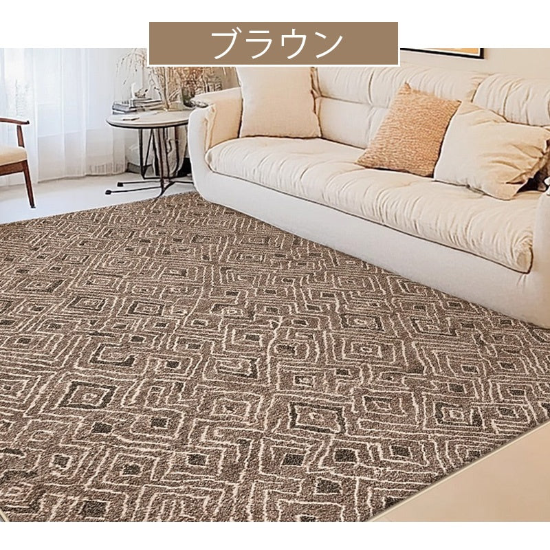 カーペット 洗える おしゃれ 洗濯機 オールシーズン対応 滑り止め ラグ マット ラグマット 160×230 200×300 3畳 北欧デザイン ラグマット 絨毯 リビング 寝室 子供部屋 床暖房対応 室内用長方形